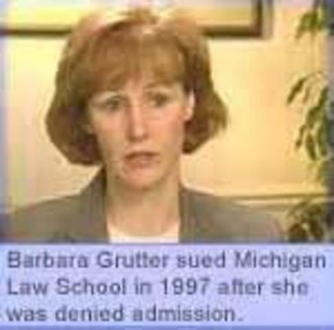 SC Cases - Grutter v Bollinger