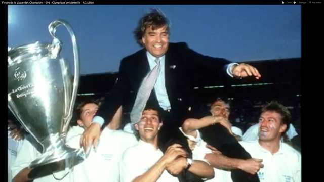 Bernard Tapie offre à l'OM la Coupe d'Europe