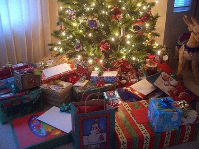 Con tres años celebrando la navidad.