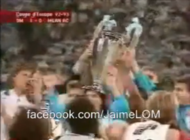 Champion d'Europe avec l'OM