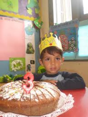 CELEBRAMOS TU TERCER CUMPLEAÑOS.