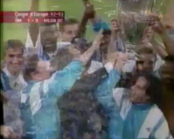 l'OM remporte la coupe de la ligue des champions
