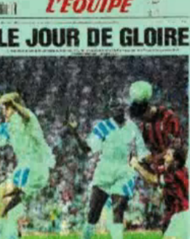 Marseille remporte la Coupe d'Europe des Clubs Champions