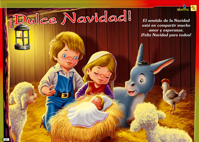 Navidad con cinco años.