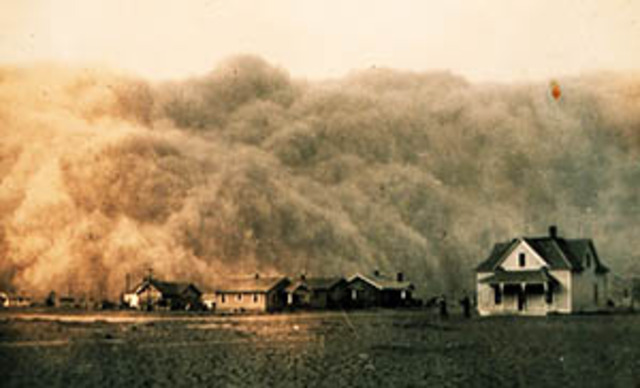 The begining of the dust bowl