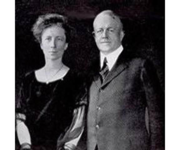 Frank Bunker Gilbreth y su esposa Lillian Moller Gilbreth