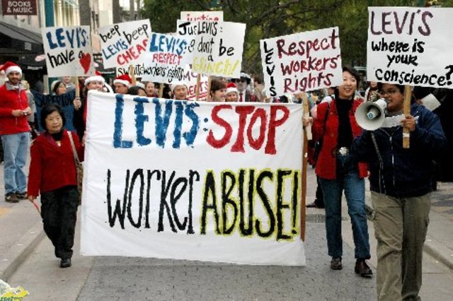 Anti-Sweatshop Protestors