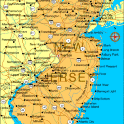 Timeline: The colony of New Jersey