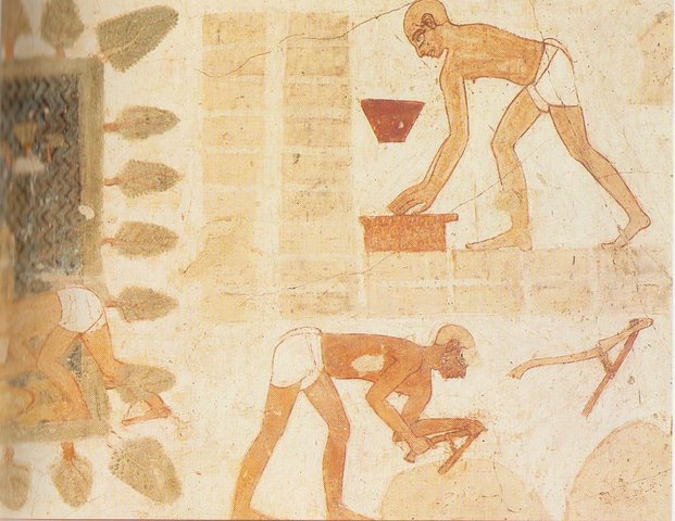 peinture murale Tombe de Rekhmara