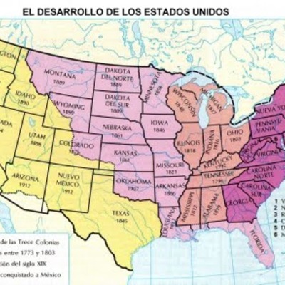 Timeline: La construcción de una nación: Estados Unidos.