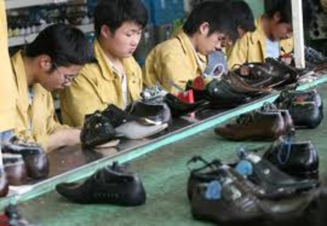 travled to china where his flip flops were made.