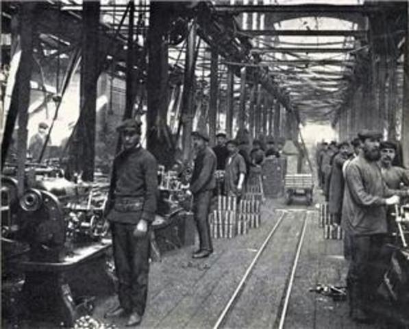 Rapid industrialization caused factories to more than double