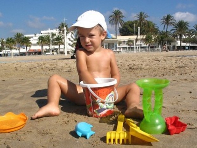 ¡La primera vez que fui a la playa!