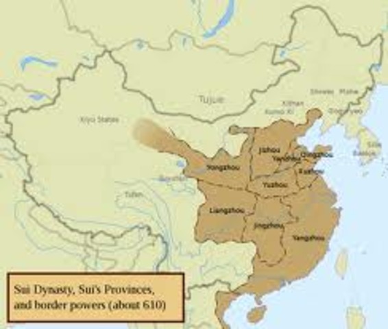 Sui Dynasty Begins