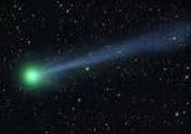 The appearance of a comet, believed to signify impending doom