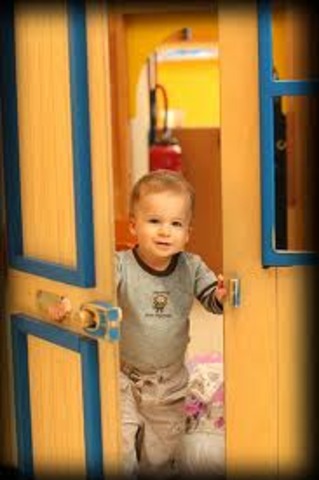 Primer día en la Guardería.