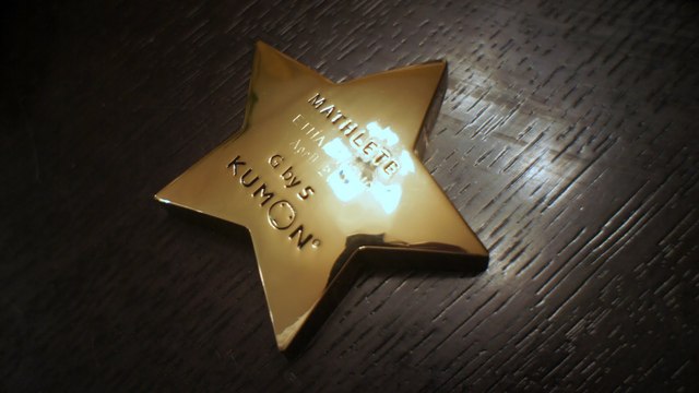 Recieveing The Kumon G by 5 Award