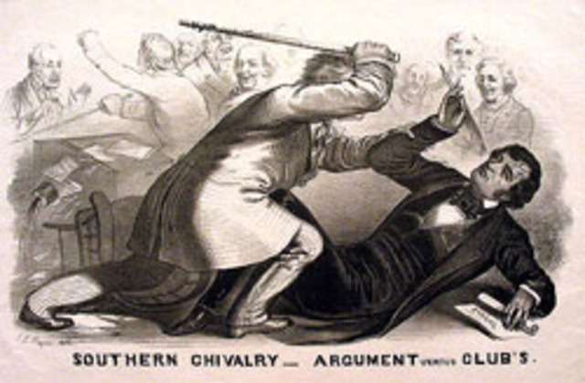 Charles Sumner attacked