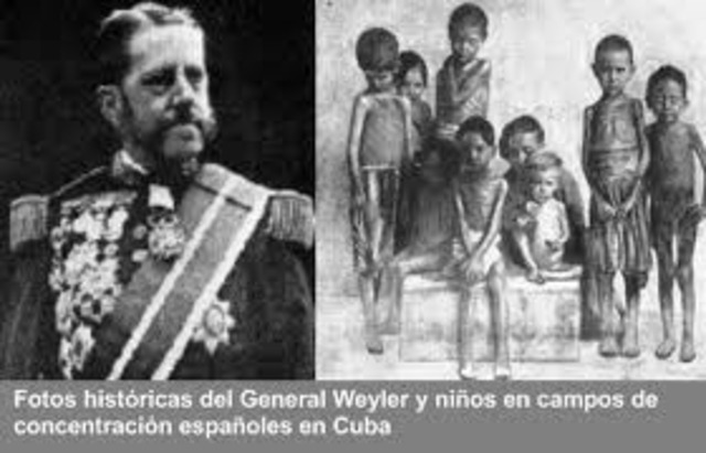 Los cubanos en campos de concentración