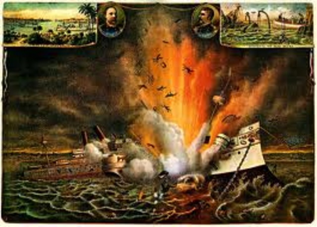 El USS Maine explosión