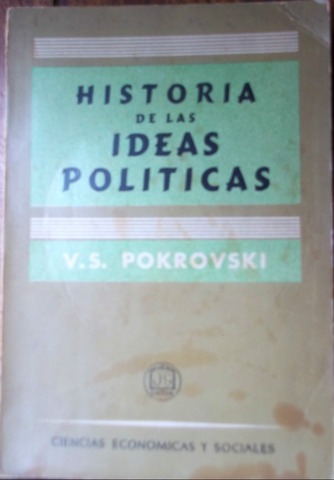 Revisión de la primera lectura de Historia de las ideas políticas
