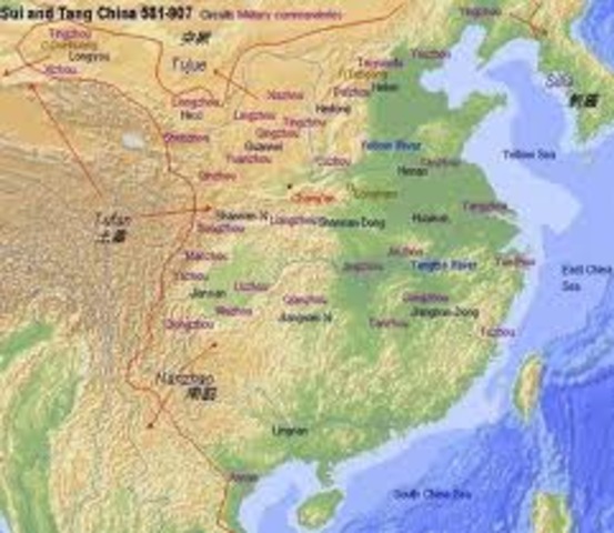 Sui Dynasty was established