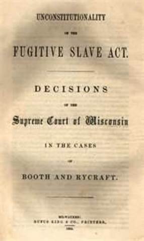 Fugitive Slave Law enacted