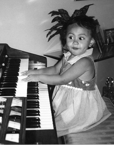 Empecé a tocar el piano.