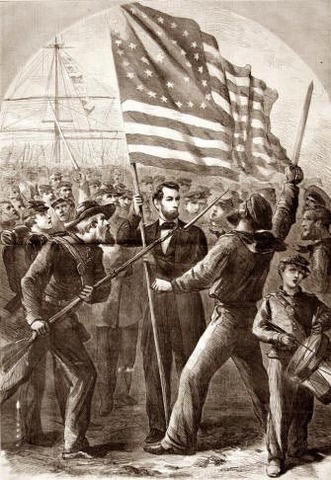 US Civil War ends; US experiences technological boom