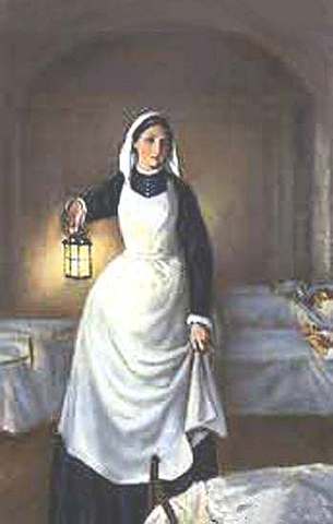 Florence Nightingale travelled to Scutari to aid wounded soldiers.
