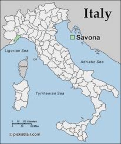 Moving to Savona, Italy