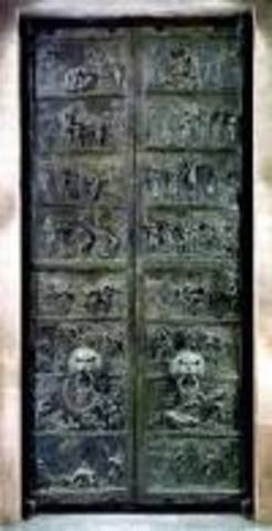 Doors with relief panels