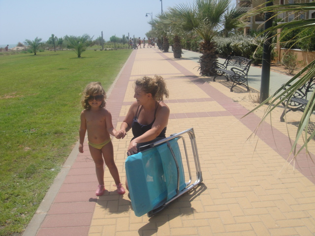 Voy a la playa por primera vez