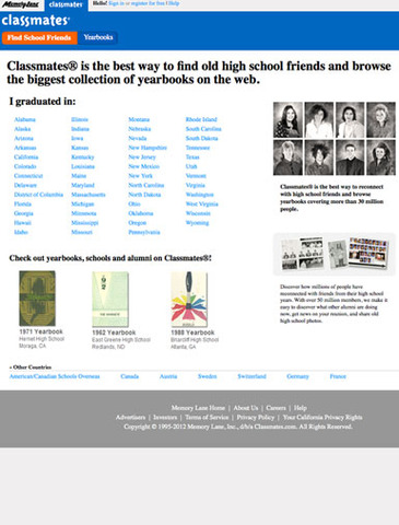 Classmates.com