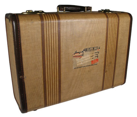 Anne Frank packed to go into hiding.