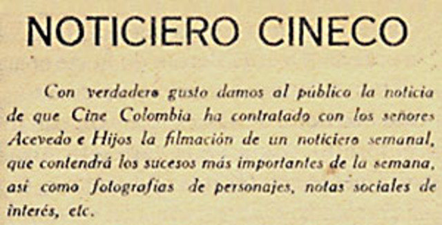 Primera empresa de cine en colombia