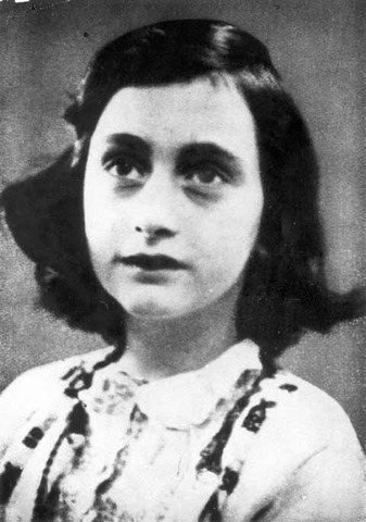 Anne Frank foreshadows World War II.
