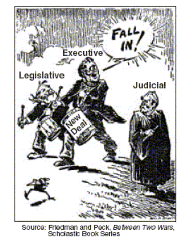 Judicial interpretation during the new deal