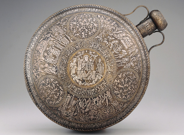 Canteen with episodes from the life of Christ