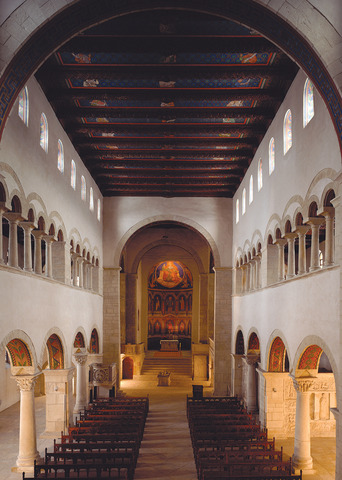 Nave of the Church of Saint Cyriakus