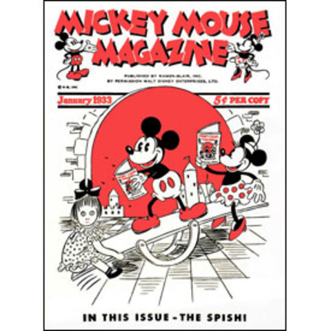Premier journal Mickey publié