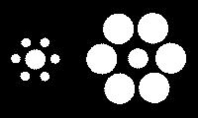 Ebbinghaus- Восприятие размера