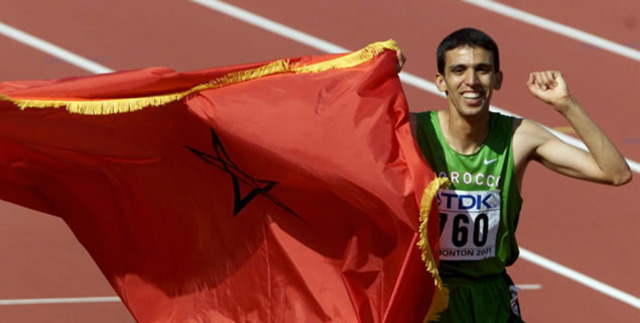 Hicham El Guerrouj se proclamó campeón de los 1500metros