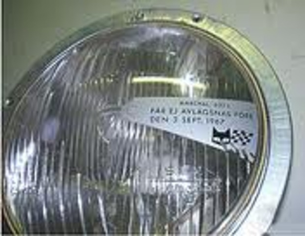 First Electric Headlight