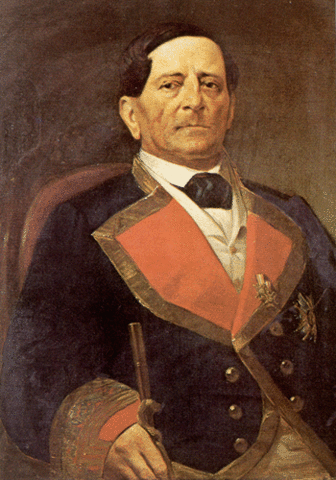 Santa Anna becomes first President of Spain after independence
