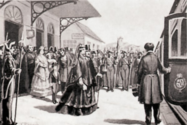 Cambio político y exiliio de la reina