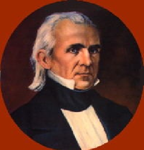 James K. Polk elected president