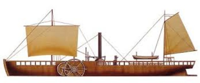 FULTON crea Clermont, el primer baixell a vapor