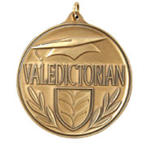 Won Valedictorian award for grade 5