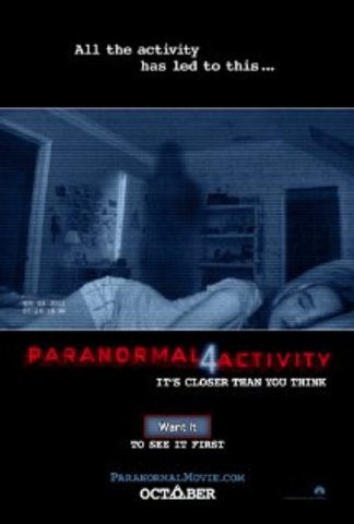 Watched Peranormal Activity 4